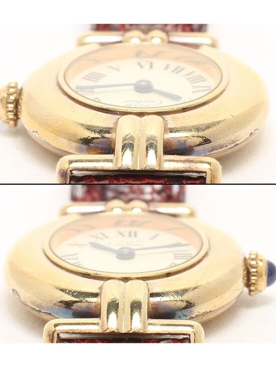 Cartier Watch 925 Must Corize Vermeille Quartz White main image 5